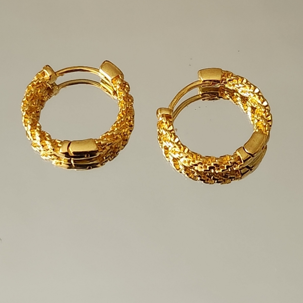 Charriol hoop clip earrings